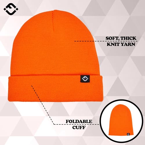 Funky Junque Adorable Baby Beanie - Ultra Soft Stretchy Knit Winter Hat for Infants, Toddlers & Kids Ages 0-10 - 3 Sizes4