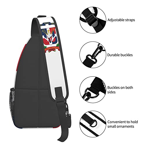 Mochila Bandolera Unisex Negra Compacta miniatura 6