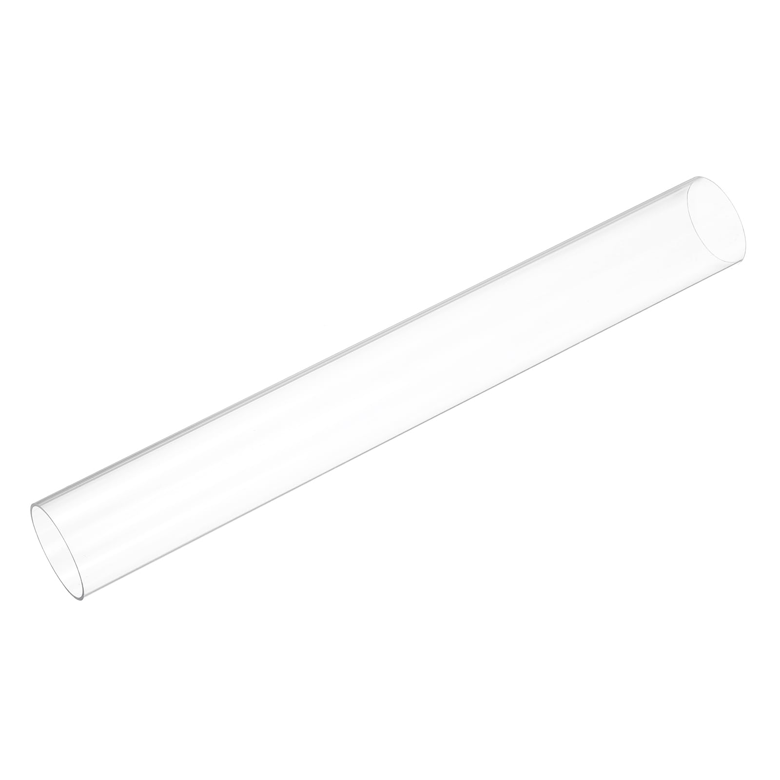 uxcell 2pcs Clear Rigid Tubing 1 1/2"(37.6mm) ID x 1.6"(40mm) OD x 1Ft(305mm) Length Round Plastic Polycarbonate Tube