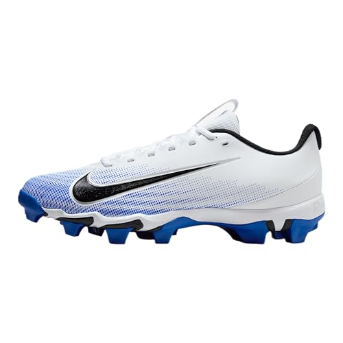 Nike Vapor Shark 3 Football Cleats (FB3304-101, White/Racer Blue/Black)