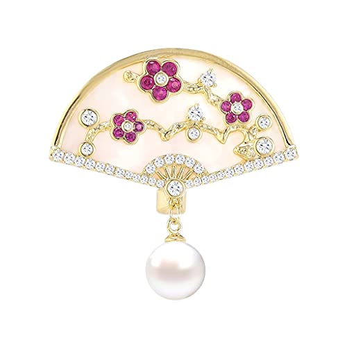 Fleur de pêche au vent chinois broche pour fixer parfaitement un hanfu