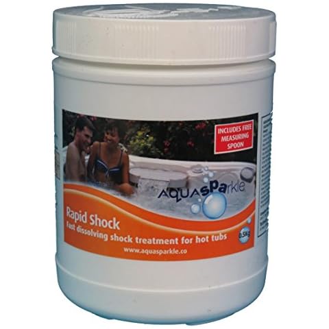 AQUASPARKLE RAPID SHOCK 0.5kg FAST DISSOLVING SHOCK TREATMENT FOR HOT TUBS/SPAS Cover