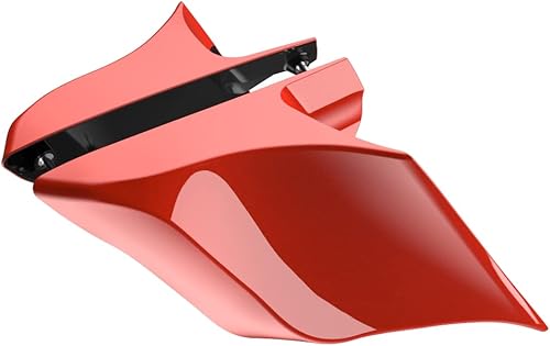 Miniatura 318 de Advanblack Barracuda - Cubiertas laterales estiradas plateadas (brillantes), paneles extendidos para Harley Touring Street Glide Road Glide Electra