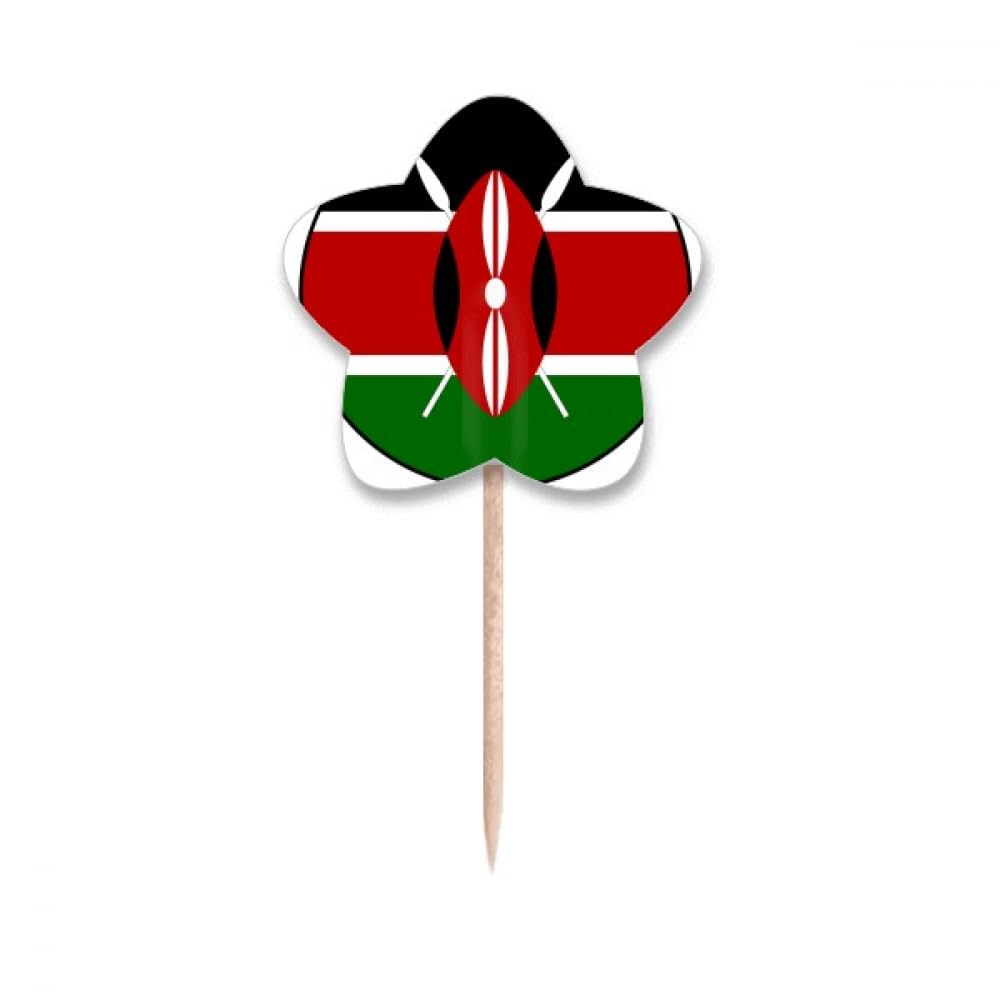 Drapeaux du Kenya sur cure-dents pour réussir la décoration de vos buffets exotiques