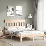 Tête de lit confortable et fonctionnalité : la tête de lit intégrée offre un soutien dorsal confortable lorsque vous lisez ou regardez la télévision au lit. Avec une hauteur sous le lit de 21 cm, le lit à plateforme offre un espace de rangement supplémentaire et est un ajout pratique à n'importe quelle chambre.
