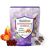Ultraglee Ashwagandha Gummies &amp; Vitamin D Gummy for Men &amp; Women Tropical Flavor Vegan, Non-GMO, &amp;...