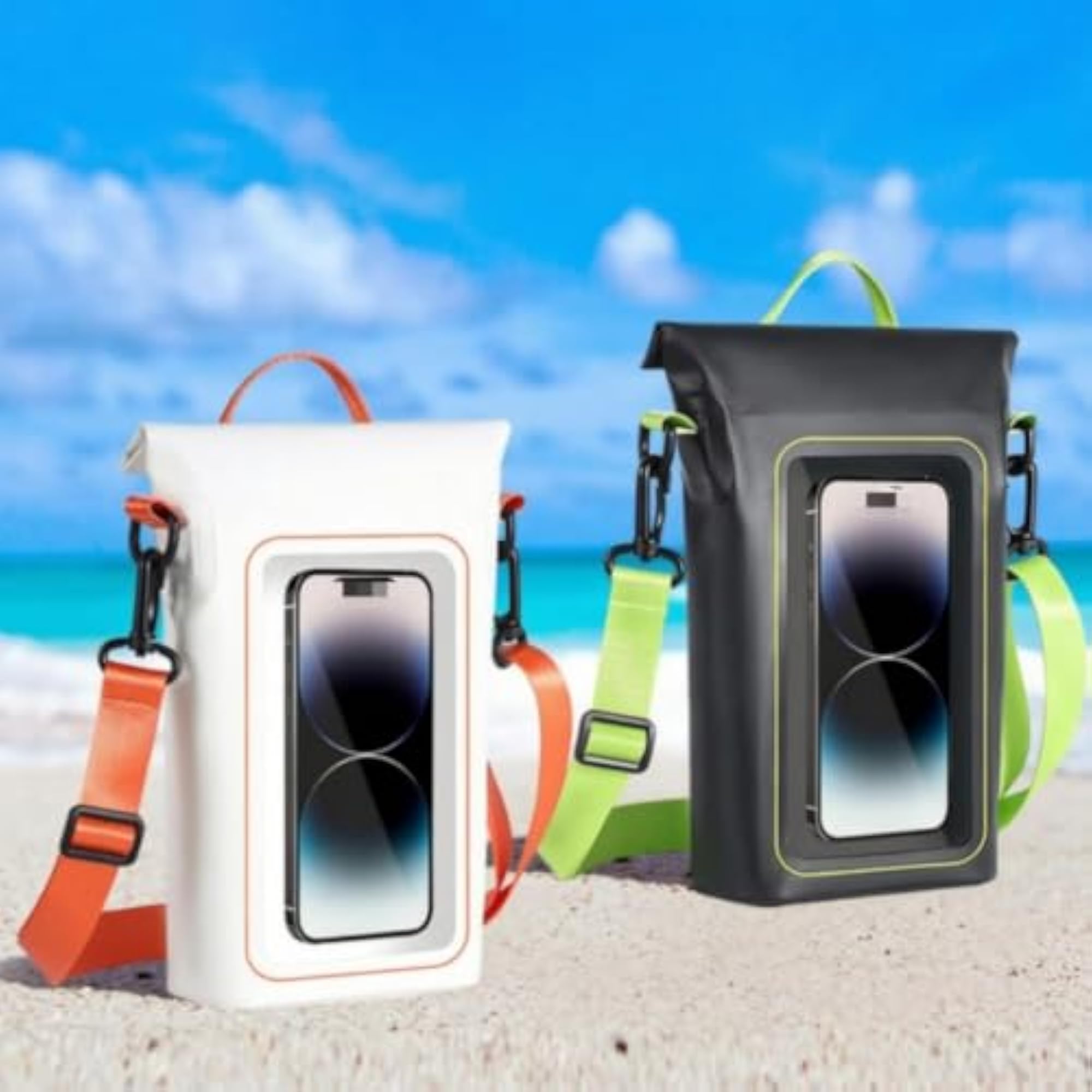 Adjustable Strap Waterproof Phone Bag, Soft-Sided