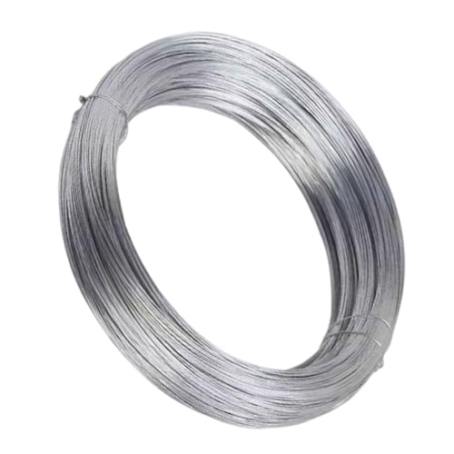 Alambre de acero galvanizado diámetro 1.8mm, peso 20Kg para manualidades, proyectos DIY, sujeción y cercas
