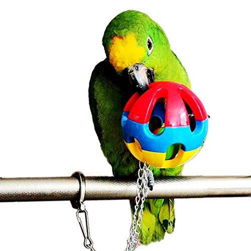 MIGHTYDUTY Parrot Toy Bird Cage Swing Hammock Pet Bird Hanging Bell Hanging Toy Macaw Parrot Love Bird Finches Brids Toy Supplies