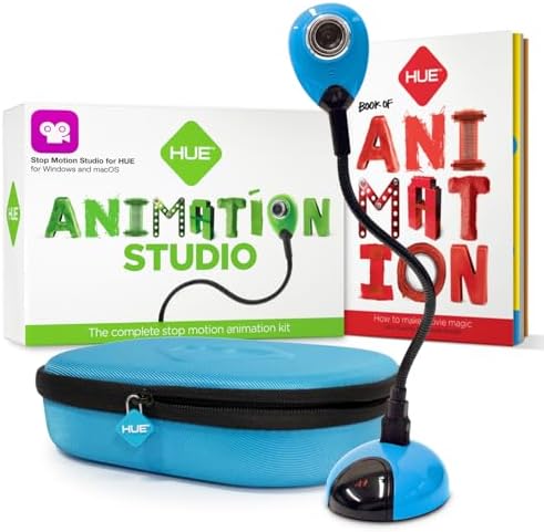HUE Animation Studio: Complete Stop Motion Kit (Camera, Software,...