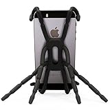 Newstylee Spiderpodium Portable Stand / Car Mount Holder for Iphone 5S/5C/5/4S/4, Samsung Galaxy S4/S3/S2/S (Black)