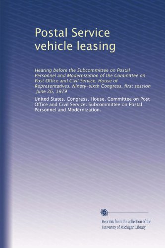 Postal Service vehicle leasing