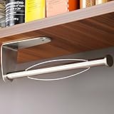 ZUNTO - Portarrollos de papel de cocina para instalar bajo armario, autoadhesivo...