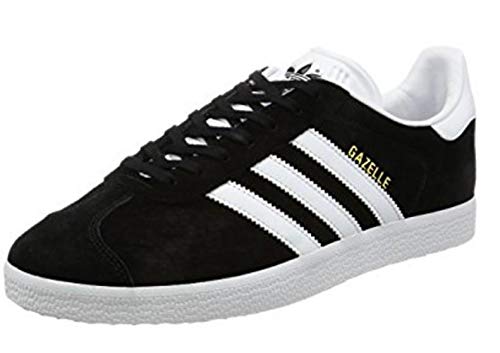 adidas Men's Gazelle Multisport Outdoor Shoes, Black Core Black White Gold Metallic, 46