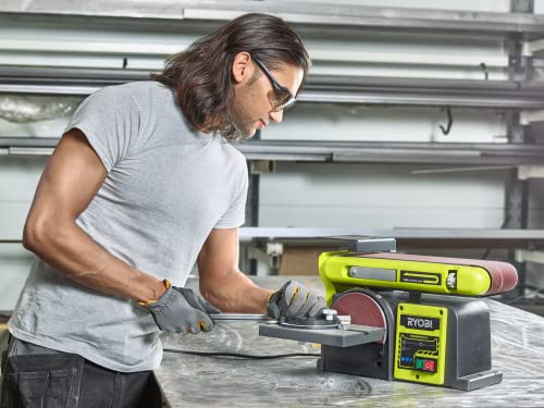Bandschuurmachine en schuurmachine stationaire Ryobi 370 W rbds4601g - Afbeelding 3