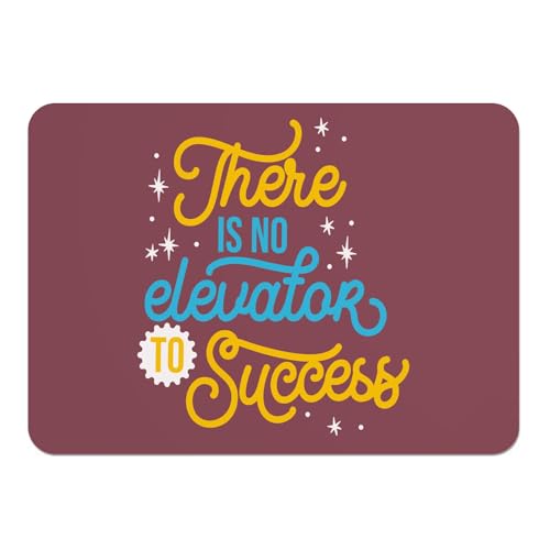 Napperons rouge motivation grand format 39,5x28,5 cm pour la table de cuisine - 2
