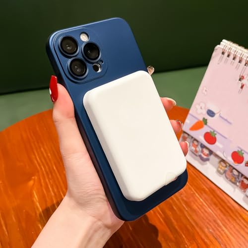 Étui de téléphone magnétique avec couverture mate et protection d'objectif pour iPhone 15 Pro