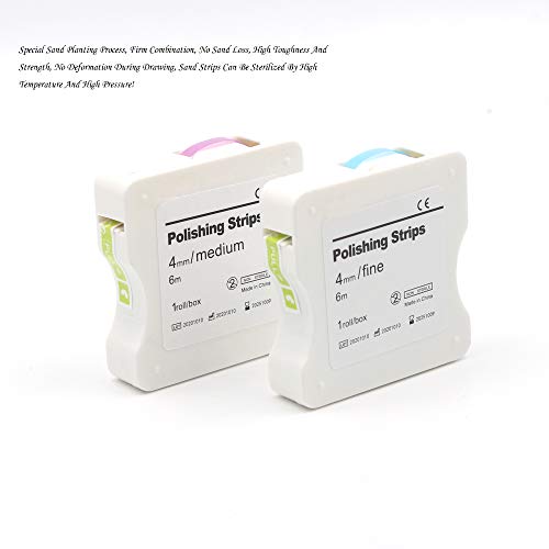 dental polishing strip floss tape for teeth dental finishing whitening strips teeth cleaning tool dental filling tape tooth file strip pink