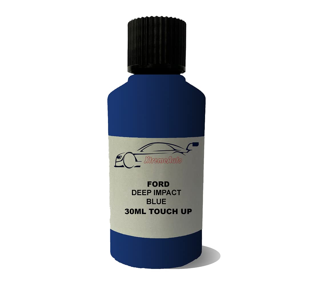 Xtremeauto For Ford Galaxy Deep Impact Blue Met. Dcwe Touch Up Paint Bottle Chip Scratch Repair Brush Direct Appliance