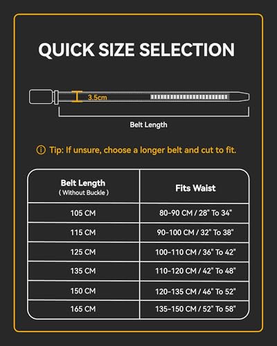 Image of CHAOREN Leather Ratchet Belt men 1 3 /8 inch | For Dress Pants - Micro Adjustable Belt Fit Everywhere