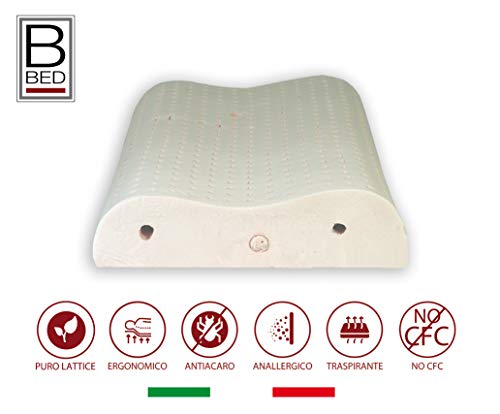 BBED Cuscino Orto-Cervicale 100% Lattice Doppia