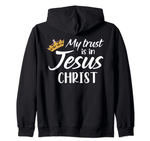 La mia fiducia è in Gesù Cristo #GCL Felpa con Cappuccio