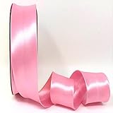 Bébé Rose Byetsa satiné Fold 30 mm Biais sur un rouleau de 25 m