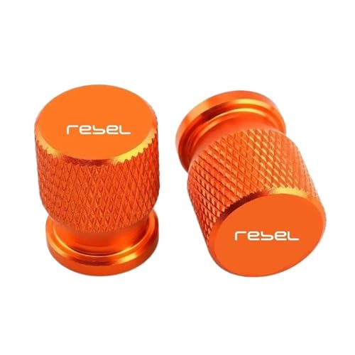 Tapas de válvula Rebel 500 y 300 en aluminio CNC para neumáticos de moto CMX