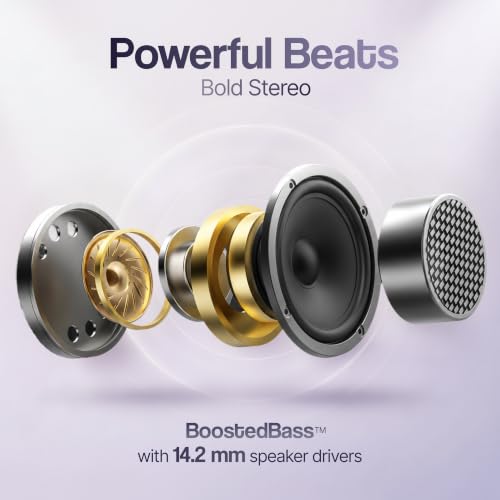 Image of Ambrane Type C Wired Earphones with 14.2mm High Bass Drivers, InBuilt Mic for Crystal Clear Calls, Control Buttons, On Ear Fit for USB C Devices - Mobiles, Tablets, Laptops, Others (Stringz 06, Blue)