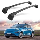 AUXPACBO Upgraded Lockable Cross Bar Fit for Hyundai Kona 2018 2019 2020 2021 2022 2023 2024 Anti-Th