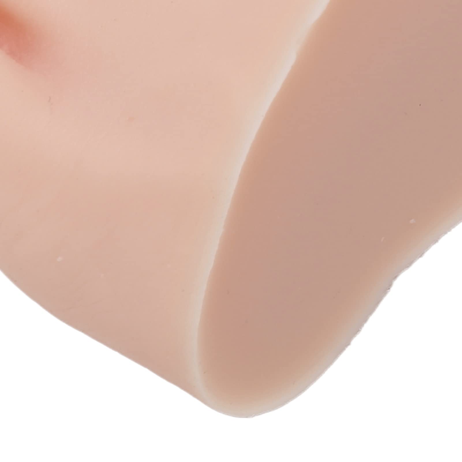 Pratica Modello di Piede Finto, Flessibile Morbido Silicone Piede per Pratica Piede per Allenamento Pratica per Unghie, Manichino Mezzo Piede per Esposizione di Allenamento