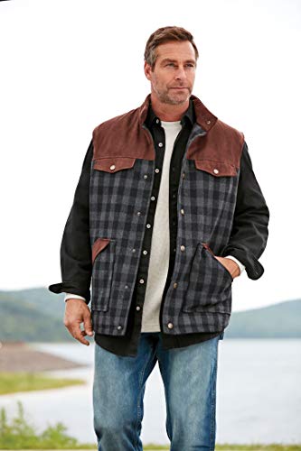Boulder Creek by KingSize Men's Big & Tall Multi-Pocket Vest3