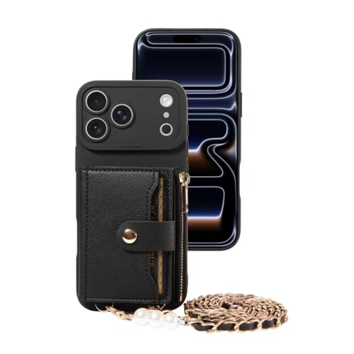 Protection antichoc iPhone X étui cuir avec miroir anti-chute noir