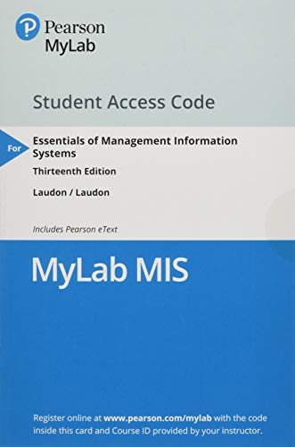 Essentials of Mis, Student Value Edition Plus M... 0134873521 Book Cover