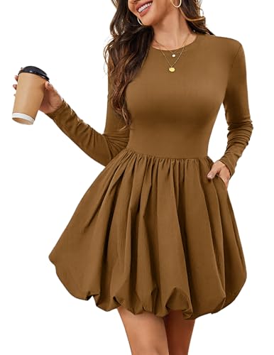 Robe de cocktail mignonne Meetjen : la solution mode confortable avec poches pour femme