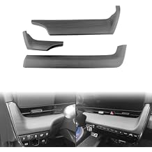 Car Dash Cover Trim Instrument Panel Moulding Trim,Center Console Dashboard Frame Cover Compatible with Hyundai Ioniq 5 2022-2024 Ioniq 5 N 2025 Interior AccessoriesWood Grain Style