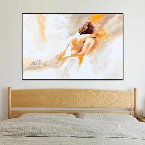 Impression sur toile KEBIA couple câlin amour baiser 60x80