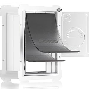 MIAOTONG Medium Dog Door,Upgraded Sealing Dog Door for Wall, Double Flap Doggy Door,Steel Frame and Telescoping Tunnel Dog Doors and Cat Doors(Pets Up to 40 Lb) -Medium MIAOTONG Medium Dog DoorUpgraded Sealing Dog Door for Wall Double Flap Doggy DoorSteel Frame and Telescoping Tunnel Dog Doors and Cat DoorsPets Up to 40 Lb Medium