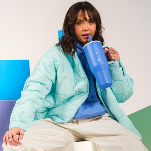 image for HydroJug Traveler - 32 oz Water Bottle with Handle & Flip Straw - Fits