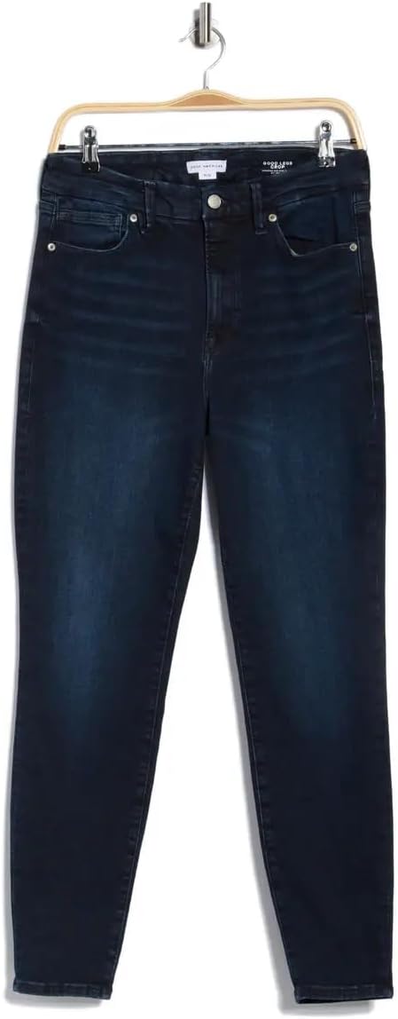 Good American Always Fits Good Legs Skinny Crop Jeans in Indigo Size 6-12 - Image 3