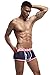 JOCKMAIL Fashion Men's Underwear Boxers Mesh Panties Male Underpants - Boxer Shorts (XL, Navy)