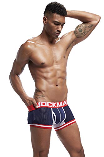 JOCKMAIL Men's Underwear Boxer Briefs Breathable Underwear Moisture-Wicking Mesh Boxer Briefs2
