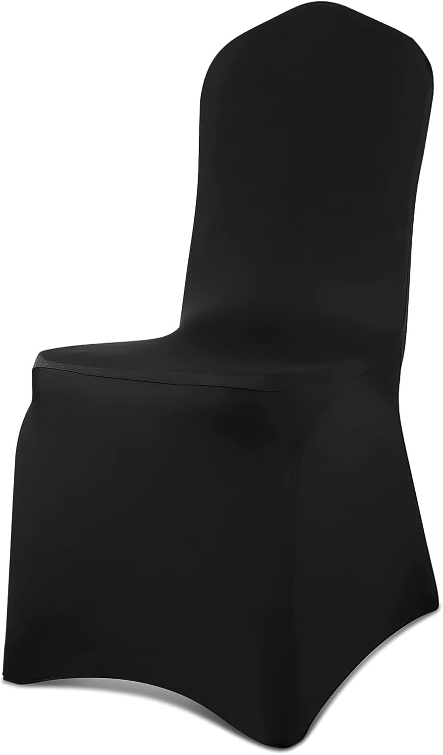 Chair Covers Removable Washable Dining Stretch Chair Covers Polyester Spandex Chair Slipcover for Wedding Dining Room Party Banquet (1, Flat)