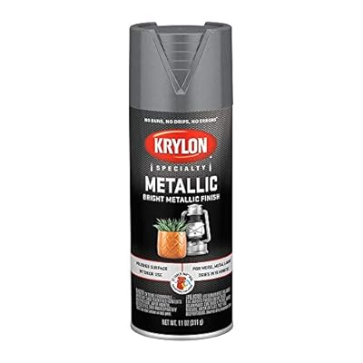 Krylon K01403 Special Purpose Metallic Paint, Dull Metallic, 11 ounce