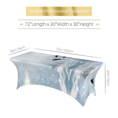Nappe extensible élasthanne 1,8 m EdWal pour masquer et sublimer vos tables de fête - 7