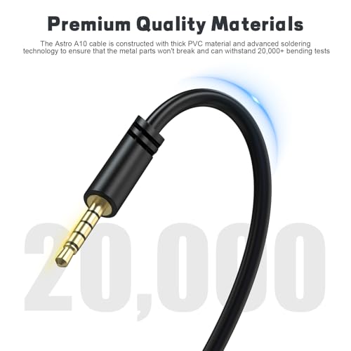 Cable para headset Zosvoses A50 con control inline 6.6ft miniatura 5