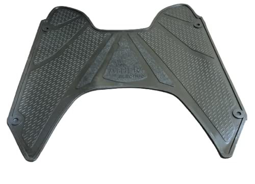 M Mod Con Anti Skid Scooty Two Wheeler Floor/Foot Mat For Ather Electric Black Port