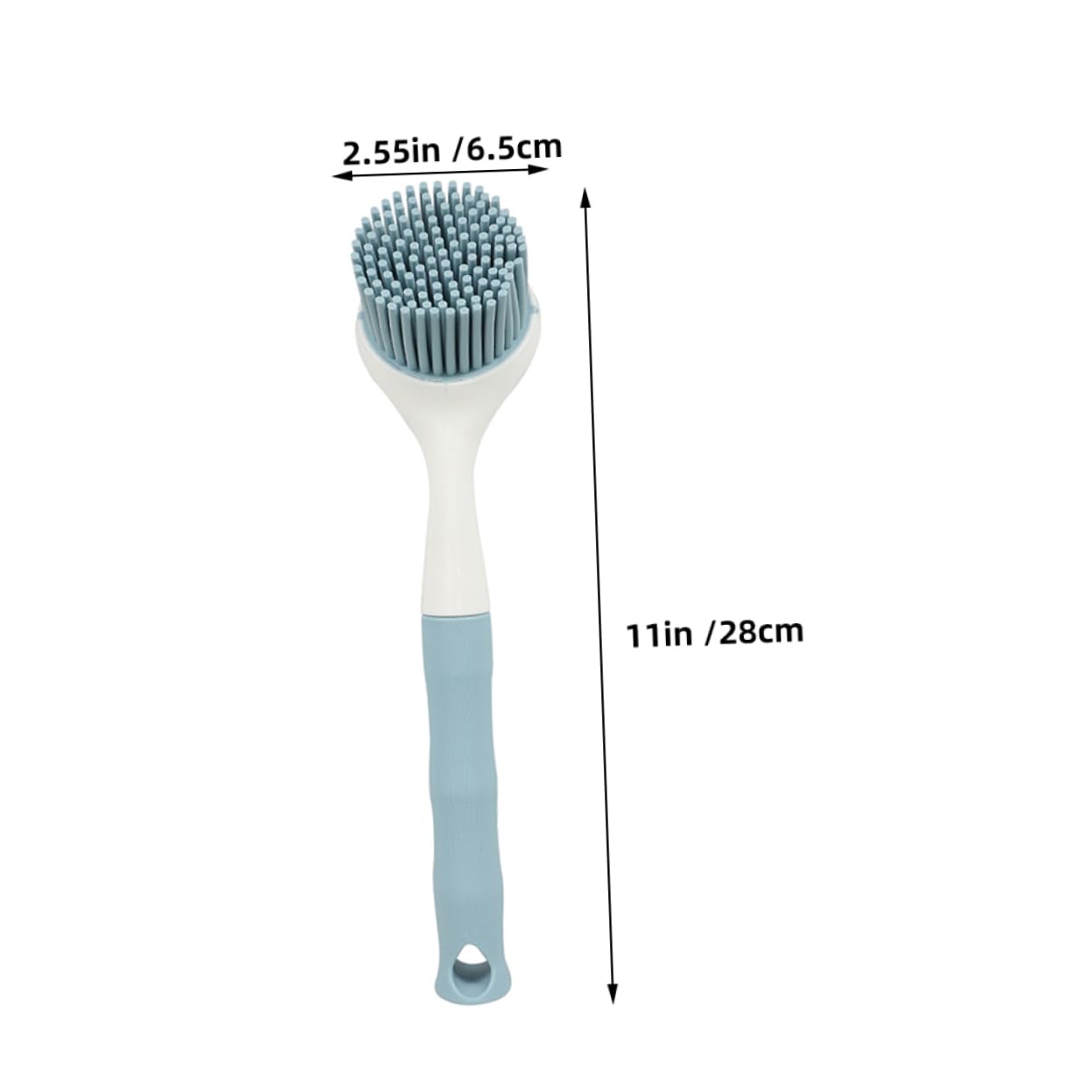 minkissy 6 Piezas Cepillo para ollas de Silicona Cepillo para Limpiar sartenes para Tabla de arrancador de fregadora de Mango Largo para Fregar Platos