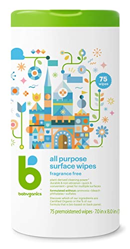 Babyganics 14843 All Purpose Surface Wipes thumb #1