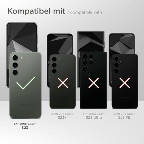 Étui pour Samsung Galaxy S23 avec languette d'extraction et housse microfibre - 5